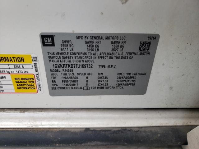 1GKKRTKD7FJ169732 GMC Acadia Denali