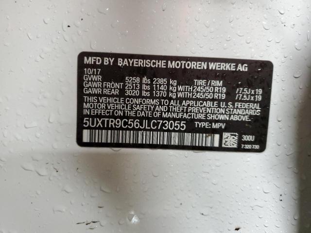 5UXTR9C56JLC73055 BMW X3 Xdrive30i