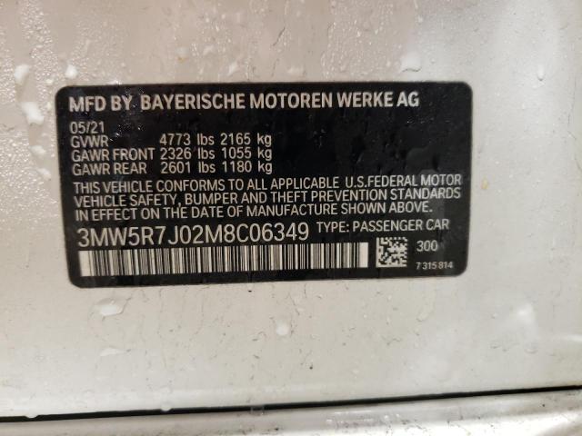 3MW5R7J02M8C06349 BMW 330XI
