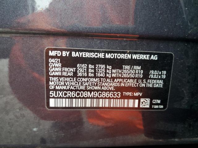 5UXCR6C08M9G86633 BMW X5 Xdrive40i