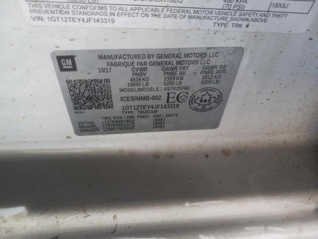 1GT12TEY4JF143319 GMC Sierra K2500 Slt
