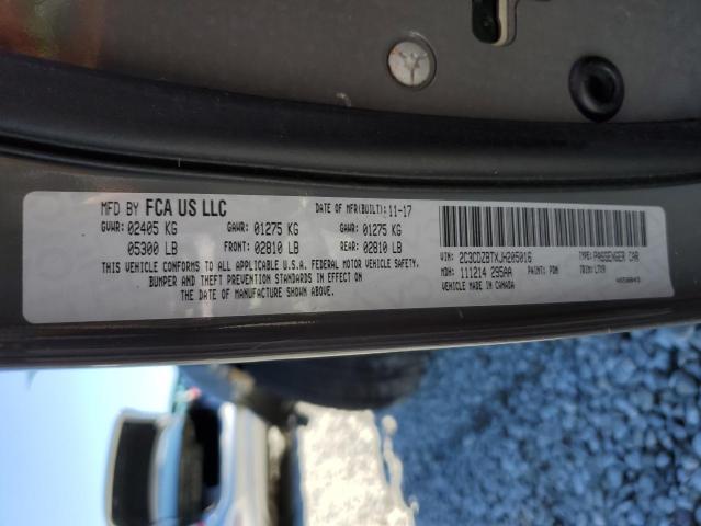 2C3CDZBTXJH205016 Dodge Challenger R/t