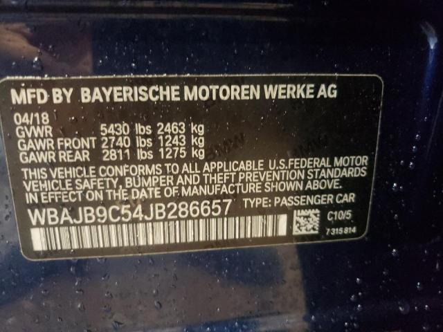 WBAJB9C54JB286657 BMW M550xi