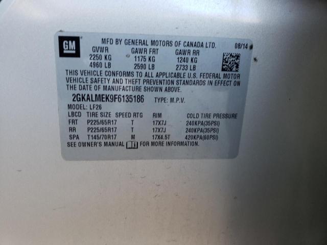 2GKALMEK9F6135186 GMC Terrain Sle