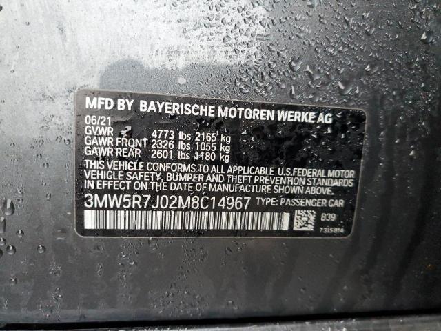 3MW5R7J02M8C14967 BMW 330XI