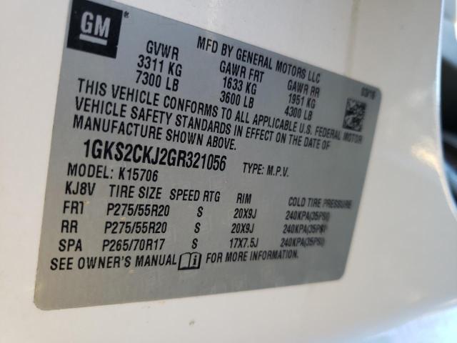 1GKS2CKJ2GR321056 GMC YUKON DENALI
