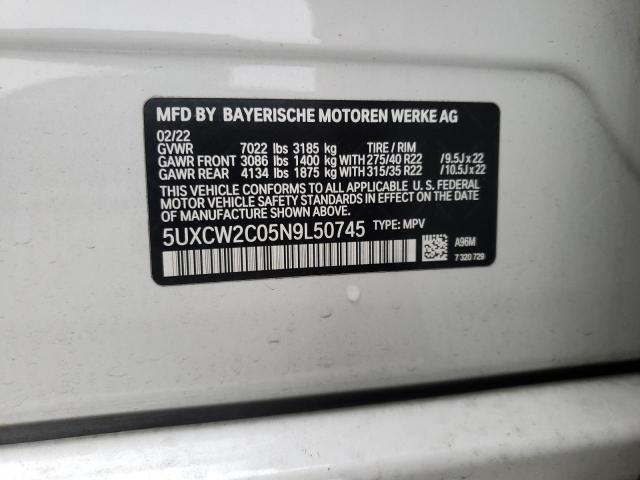 5UXCW2C05N9L50745 BMW X7 Xdrive40i