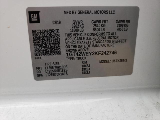 1GT42WEY3KF242746 GMC Sierra K3500 Denali
