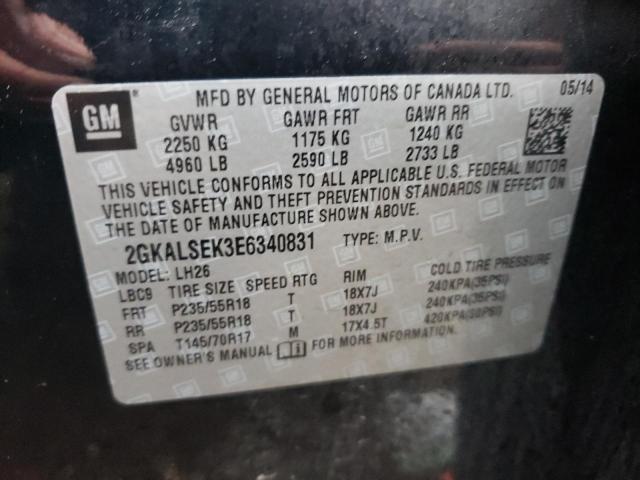 2GKALSEK3E6340831 GMC Terrain Slt