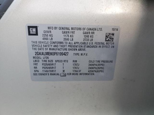 2GKALMEK6F6199427 GMC Terrain Sle