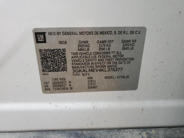 3GKALMEV4KL376377 GMC Terrain Sle