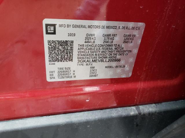 3GKALMEV8LL200966 GMC Terrain Sle
