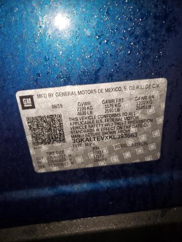 3GKALTEVXKL393663 GMC Terrain Sle