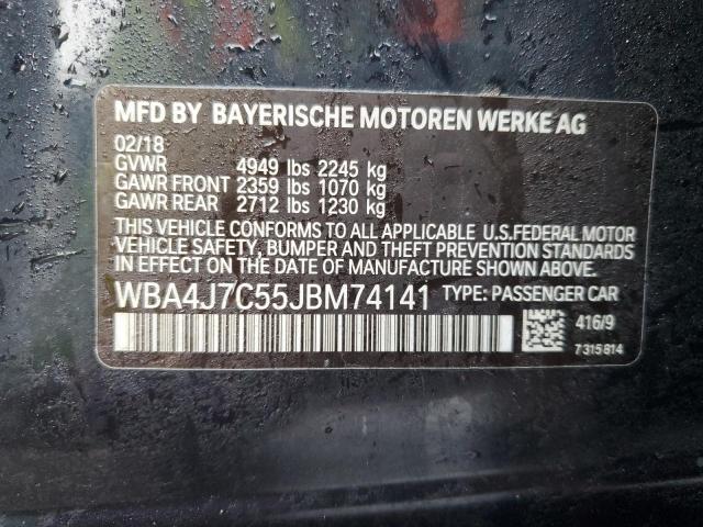 WBA4J7C55JBM74141 BMW 440xi Gran Coupe