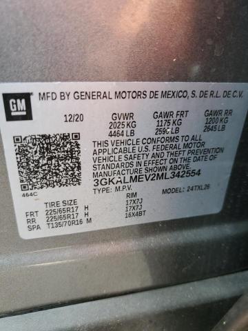 3GKALMEV2ML342554 GMC Terrain Sle