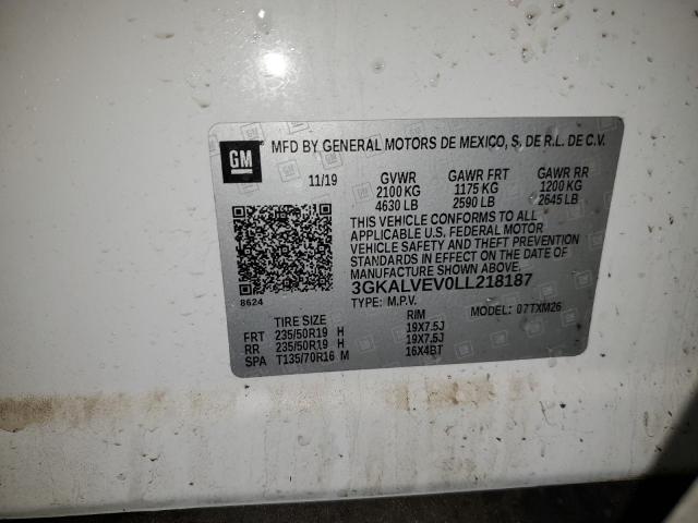 3GKALVEV0LL218187 GMC Terrain Slt