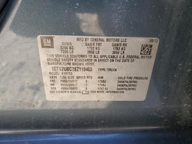 1GTV2UEC7EZ118463 GMC Sierra K1500 Sle