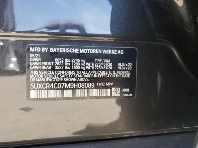 5UXCR4C07M9H08089 BMW X5 Sdrive 40i