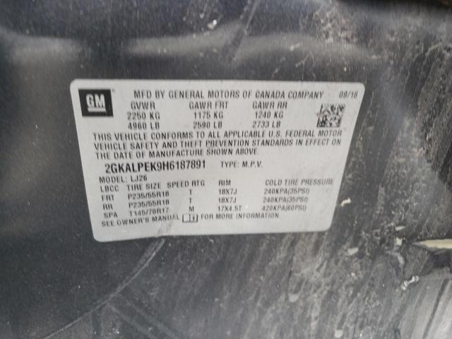 2GKALPEK9H6187891 GMC Terrain Slt