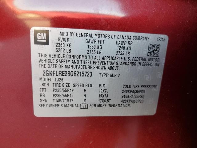 2GKFLRE38G6215723 GMC Terrain Denali