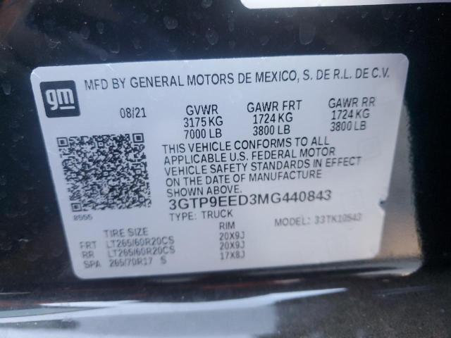 3GTP9EED3MG440843 GMC Sierra K1500 At4