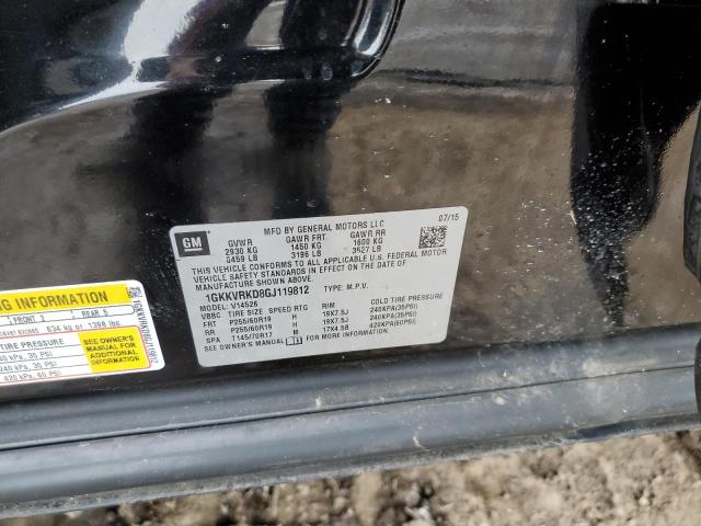 1GKKVRKD8GJ119812 GMC Acadia Slt-1