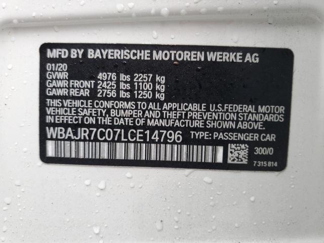 WBAJR7C07LCE14796 BMW 530 XI