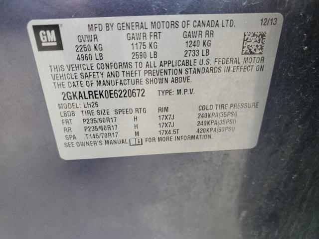 2GKALREK0E6220672 GMC Terrain Sle