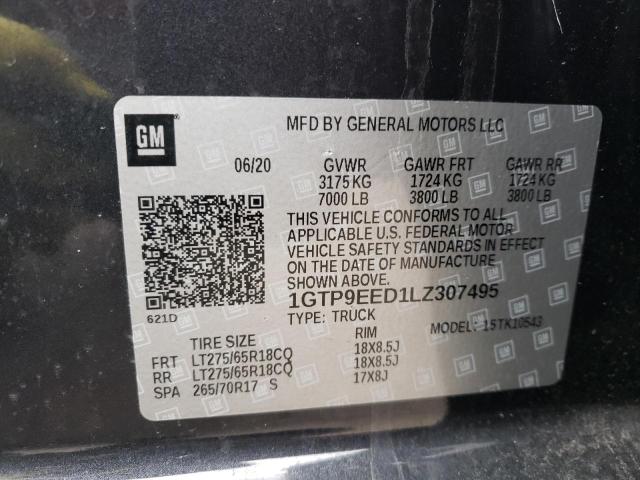 1GTP9EED1LZ307495 GMC Sierra K1500 At4
