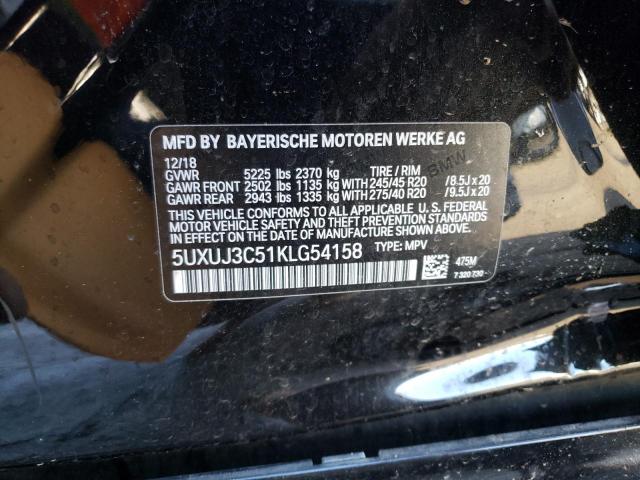 5UXUJ3C51KLG54158 BMW X4 Xdrive30i