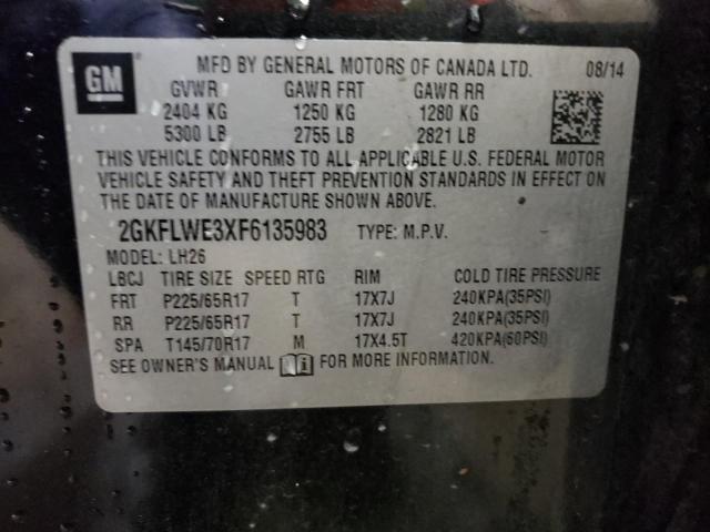 2GKFLWE3XF6135983 GMC Terrain Sle