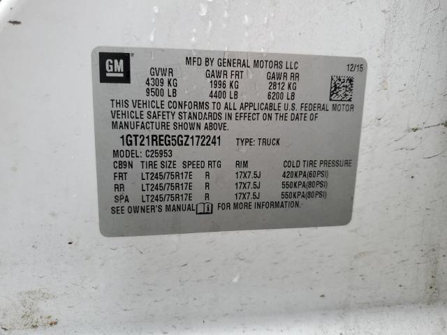 1GT21REG5GZ172241 GMC Sierra C2500 Heavy Duty