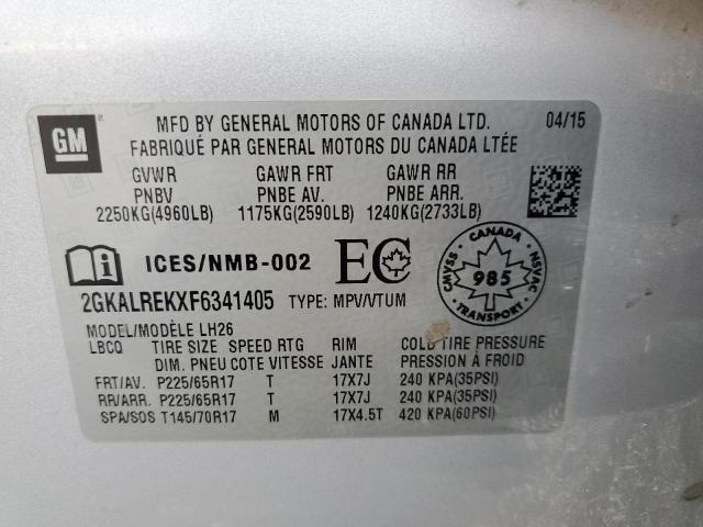 2GKALREKXF6341405 GMC Terrain Sle
