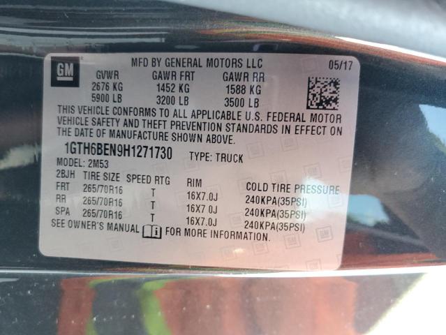 1GTH6BEN9H1271730 GMC Canyon