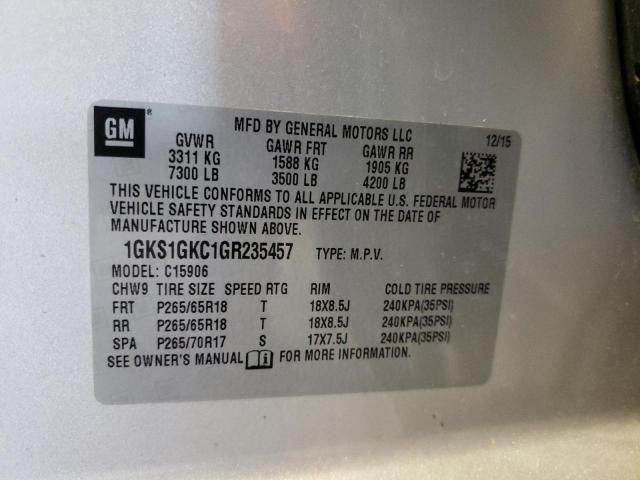 1GKS1GKC1GR235457 GMC Yukon Xl C1500 Slt
