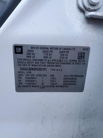 2GKALSEK0F6355191 GMC Terrain Slt