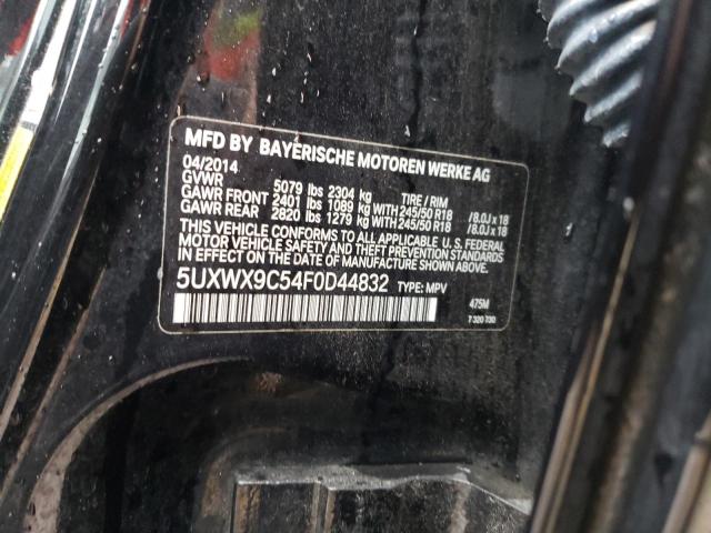5UXWX9C54F0D44832 BMW X3 Xdrive28i
