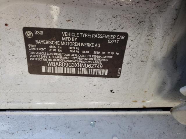 WBA8D9G3XHNU62749 BMW 330 XI