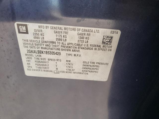 2GKALSEK1E6305429 GMC Terrain Slt