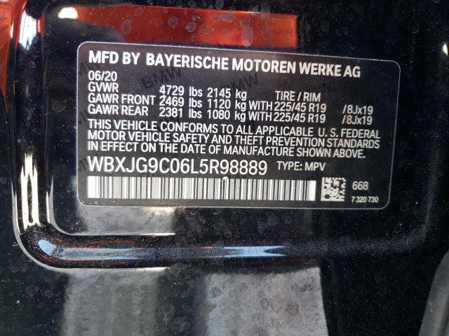 WBXJG9C06L5R98889 BMW X1 Xdrive28i