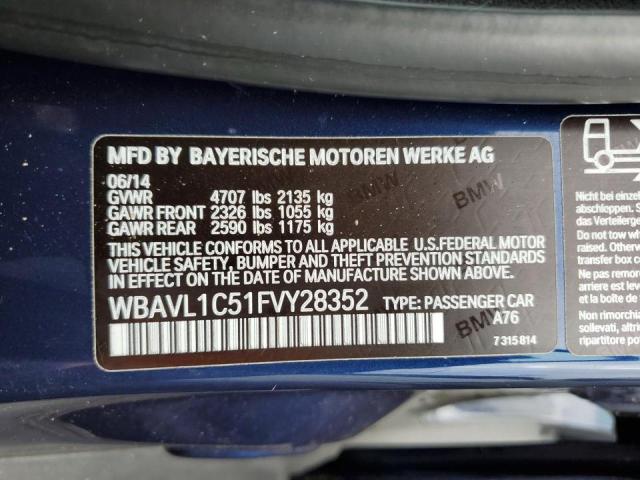WBAVL1C51FVY28352 BMW X1 Xdrive28i