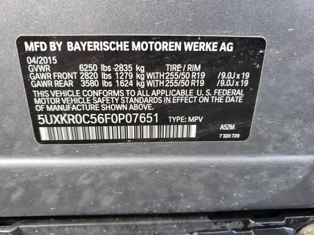 5UXKR0C56F0P07651 BMW X5 Xdrive35i