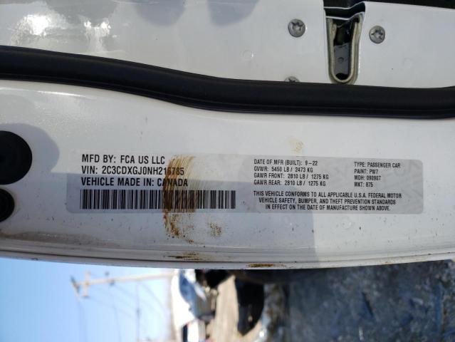 2C3CDXGJ0NH216785 Dodge Charger Scat Pack