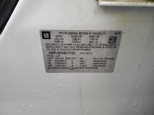 2GKFLVE3XG6137261 GMC Terrain Denali