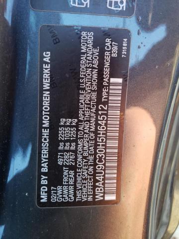 WBA4U9C30H5H64512 BMW 430xi