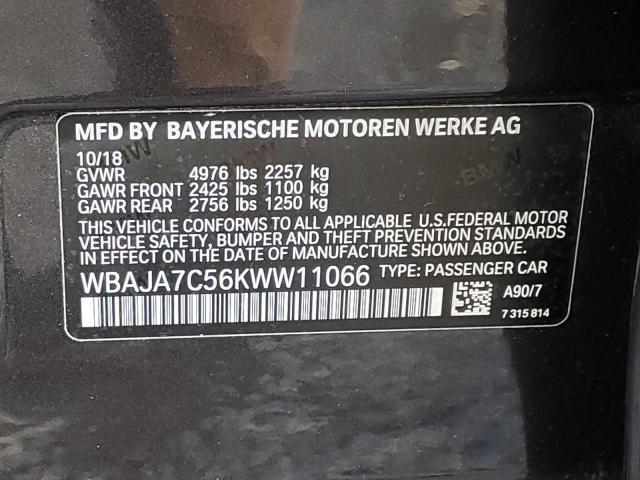 WBAJA7C56KWW11066 BMW 530 XI