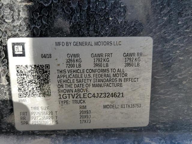 1GTV2LEC4JZ324621 GMC Sierra K1500