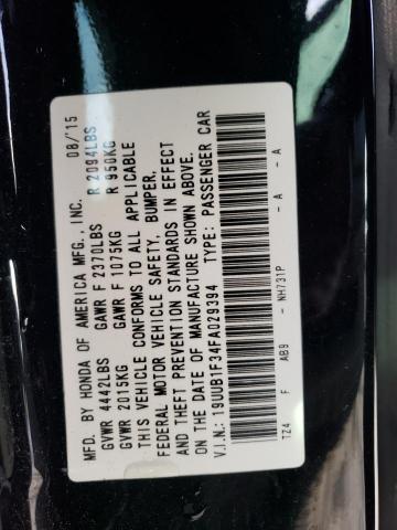 19UUB1F34FA029394 Acura TLX