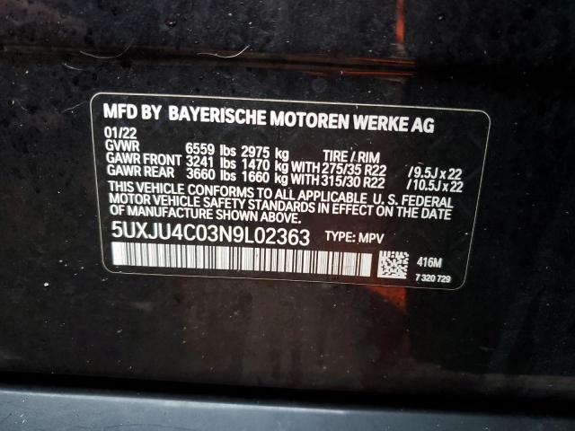 5UXJU4C03N9L02363 BMW X5 M50i