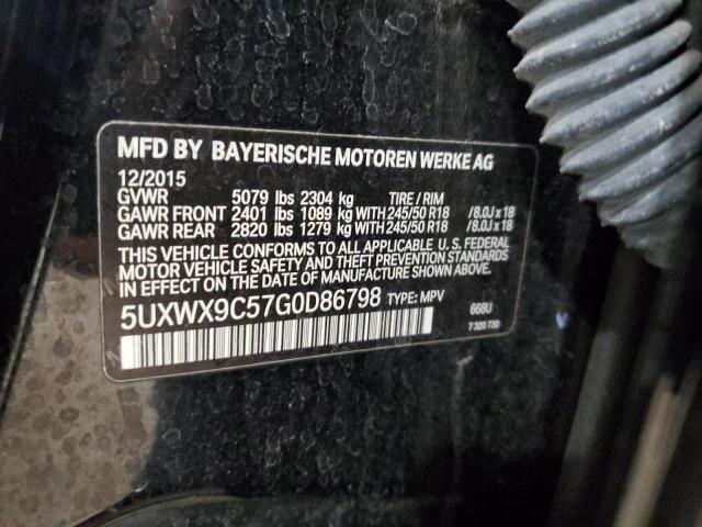 5UXWX9C57G0D86798 BMW X3 Xdrive28i
